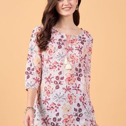 NEESH Women Floral Printed Round Neck Cotton Top-picture-25