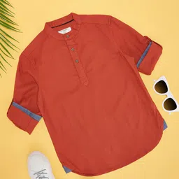 Pantaloons Junior Boys Opaque Party Shirt-picture-22