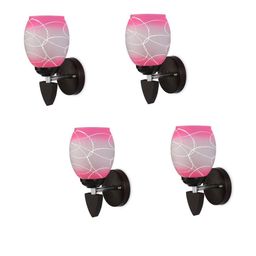 1ST TIME Pink & White Solid Glass Traditional Cylinder Wall Lamps Wall Lamps-picture-4
