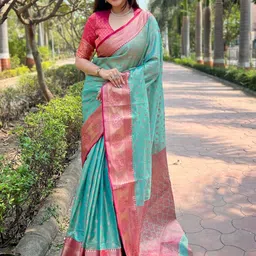 ELITE WEAVES Woven Design Zari Tissue Kanjeevaram Saree-picture-38