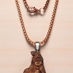Sullery Men Brown Alloy Pendant-picture-1