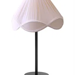 Aura Off White Traditional Frusturical Shaped Table Lamp-8