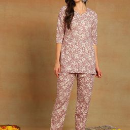 Moda Rapido Printed V-Neck Tunic & Trousers-picture-47