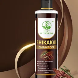 JUST AYURVEDA Shikakai Anti Dandruff Shampoo - 210 ml-28