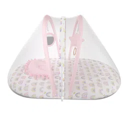 Fancy Fluff Kids Printed Baby Mosquito Net Set-image-1