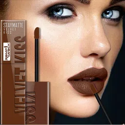 Ramp Walk Set Of 2 Velvet Kiss Liquid Lipstick - 3.5 ml Each -Nude 5 - Chocolate Brown 11 image 4