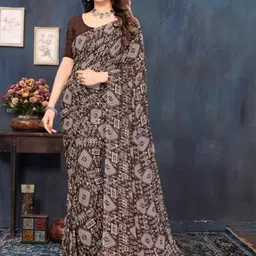 Florence Warli Printed Pure Georgette Saree-picture-56