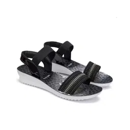 PENNEN Open Toe Wedges Heel Sandals With Backstrap image 3