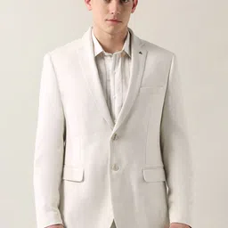 Arrow Self Design Single-Breasted Formal Blazers-picture-24