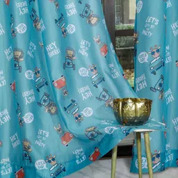 ROSARA HOME Unisex Blue Curtains and Sheers-image-36
