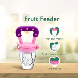 muphin trading company Silicone Fruit Feeder Nibbler with Extra Mesh for Baby 6 to 12 Months, Infant Teether and Feeder image 5