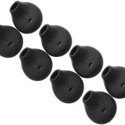 dhriyag 8 Pcs (4 Pair) S6 Black Ear Buds, Ear tips Anti-Slip Silicone Replacement Ear Tips S6 edge and S7 Edge In The Ear Headphone Cushion-image-70