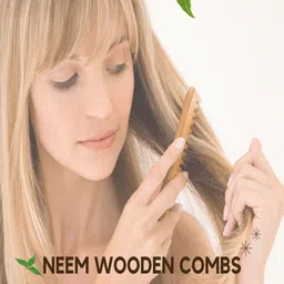 OROSSENTIALS Neem Wooden Two-in-One Comb image 3