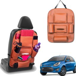 Peepsstore pack of 1 Tan,Orange colour car organizer bags for Figo 2012 Car Multi Pocket-image-90