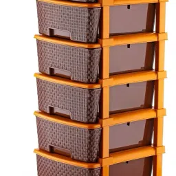 6 Layer Plastic Modular Drawer System Multipurpose chest of Organizer Drawer Divider-image-18