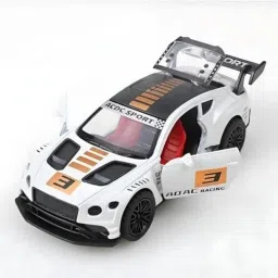 Mustand GT Diecast Metal Pullback Toy car with Openable Doors, 1:32 Scale Model-15