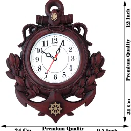 big bang creations Analog 31 cm X 24 cm Wall Clock image 3