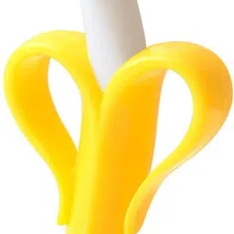 Baby Banana Training Toothbrush & Teether BPA Free Safe and Flexible for Infants Baby Boys & Girls Teether-picture-12