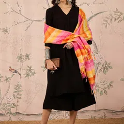 InWeave Women Regular Kurta with Palazzos & With Dupatta-46