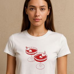 Art By Ritik Women Heart Wine Crop Tee-image-25