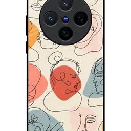 QRIOH Abstract Printed Vivo X200 5G Back Case Mobile Accessories-image-8