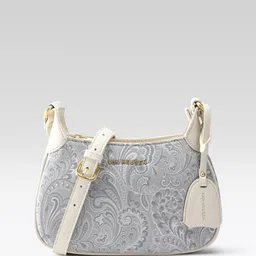 Van Heusen Ethnic Motifs Woven Design Structured Sling Bag-22