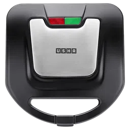 USHA ST 4272 SST 750W 2 Slice Sandwich Maker with Shockproof & Heat Resistant (Black/ Stainless Steel)-image-3