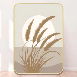 SAF Grey & White 1 Piece Wood Floral and Botanical Wall Paintings-25