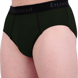 inner element Pack Of 2 Mid Rise Basic Briefs MEN_BRIEF_2PK_NAVY_OLIVE_XS image 5