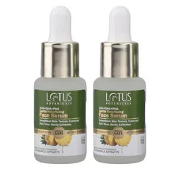 Lotus Botanicals Set Of 2 Pineapple Gentle Resurfacing Face Serum - 14ml Each image 1