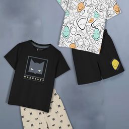 HELLCAT Girls Printed T-shirt with Shorts-picture-55