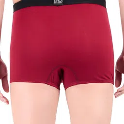 inner element Pack Of 3 Cotton Trunks MINI_TRUNK_Maroon_Black_Olive_PK3_XS image 5