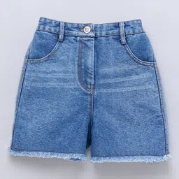 Naughty Ninos Girls Washed Denim Shorts Technology-image-80