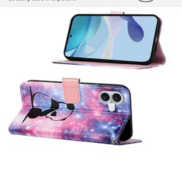 PEEPERLY Conversational Printed iPhone 16 Flip Case Mobile Accessories image 5