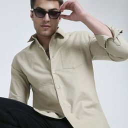 VASTRADO Classic Slim Fit Long Sleeves Cotton Casual Shirt-picture-4