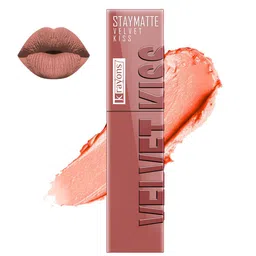 krayons Velvet Matte Liquid Lipstick With Jojoba Oil - 3.5 ml - Sheer Nude 05-image-9