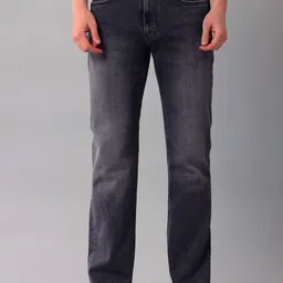 fineblu Men Classic Straight Fit High-Rise Light Fade Stretchable Jeans-image-82