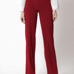 Dream Beauty Fashion Women Straight Fit High-Rise Pleated Trousers-picture-19