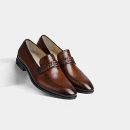 LUXORO FORMELLO Alex Men Slip On Leather Formal Loafer Shoes-picture-19
