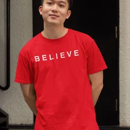 MORDEN MUSE Typography Printed Pure Cotton Slim Fit T-shirt-picture-31