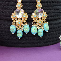 VATSALYA creation Gold-Plated Alloy Earrings-image-80