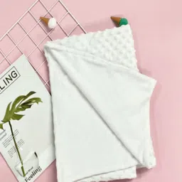 VoiDrop White Fleece 300 GSM Blanket-image-6