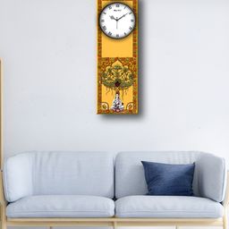 OLIVE TREE White & Black Printed Rectangular Shaped Contemporary Wall Clock-11