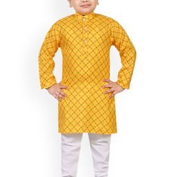 Arshia Fashions Boys Ethnic Motifs Printed Regular Kurta with Pyjamas-picture-54