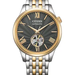 Citizen Mechanical Men Brass Round Dial & Stainless Steel Straps Analogue Watch NH9136-88H-image-26
