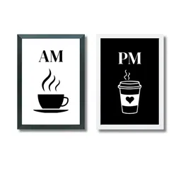 Aisha Decorz Black Set of 2 Piece Wall Wall Art-picture-45