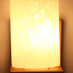 SOMIL White Glass Cylinder Printed Wall Lamps-image-93
