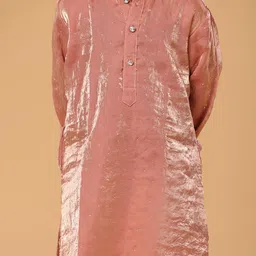 The Mini Trunk Boys Solid Kurta with Pyjama image 2