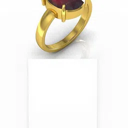 GenZcomplex Maroon Copper Garnet Finger Ring-41