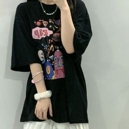 KPOP Women Printed T-shirt-image-94